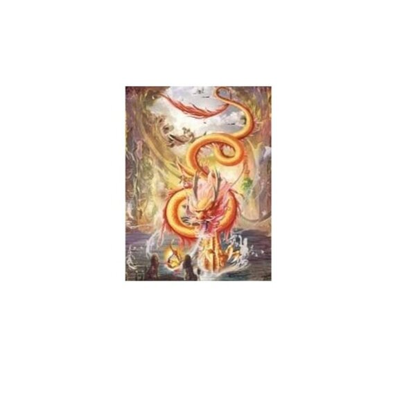 Framed 3D Lenticular Picture Wall Decor for Home Asian Dragons - Picture 3 of 6